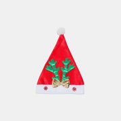 2 Piece Antler Christmas Hat with pompom