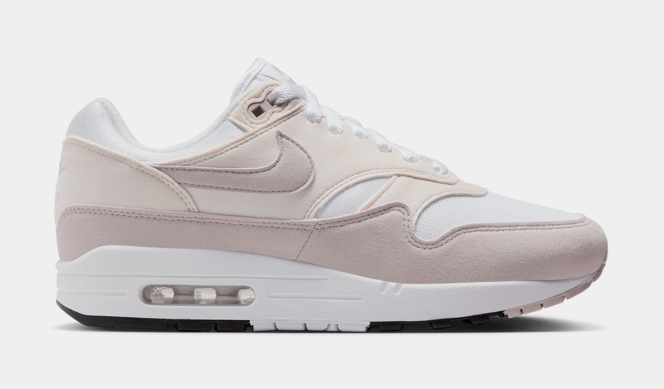 Air Max 1 '87 Platinum Violet Womens Running Shoes (White/Platinum Violet/Phantom White)