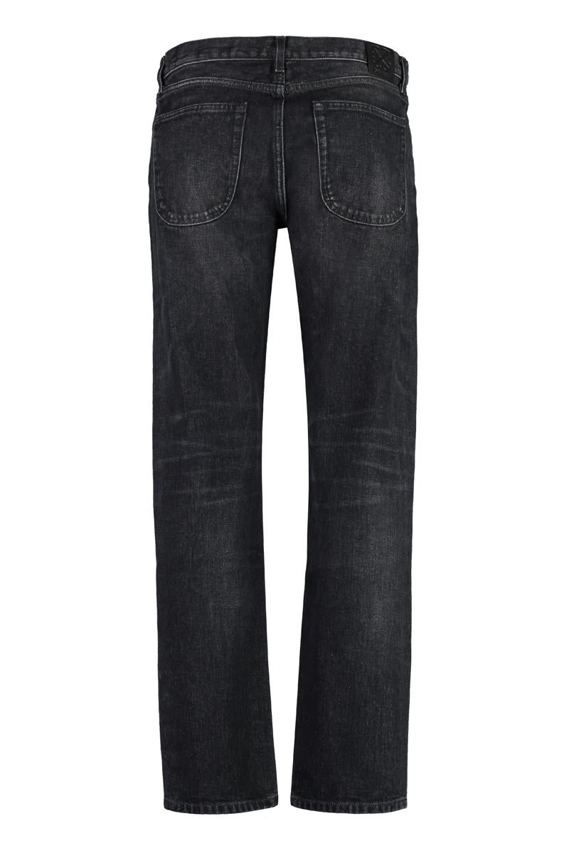 Off-White 5-Pocket Straight-Leg Jeans