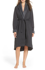 UGG Duffield II Black Bear Heather Robe - Women's