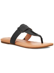 Gaila Womens Leather Thong Slide Sandals