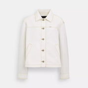 Coach Outlet Twill Utility Jacket In Organic Cotton And Recycled Polyester