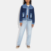 Coach Outlet Signature Mix Denim Jacket