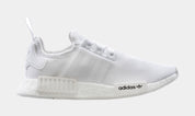 NMD R1 Grade School Running Shoe (White)