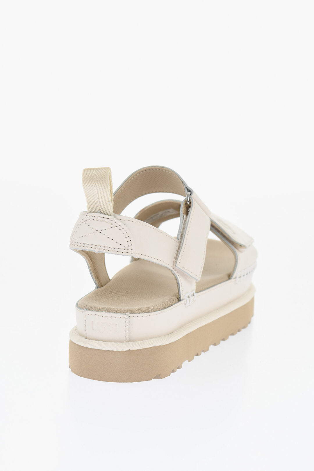 Ugg Leather Goldenstar Sandals With Touch-Strap Closure