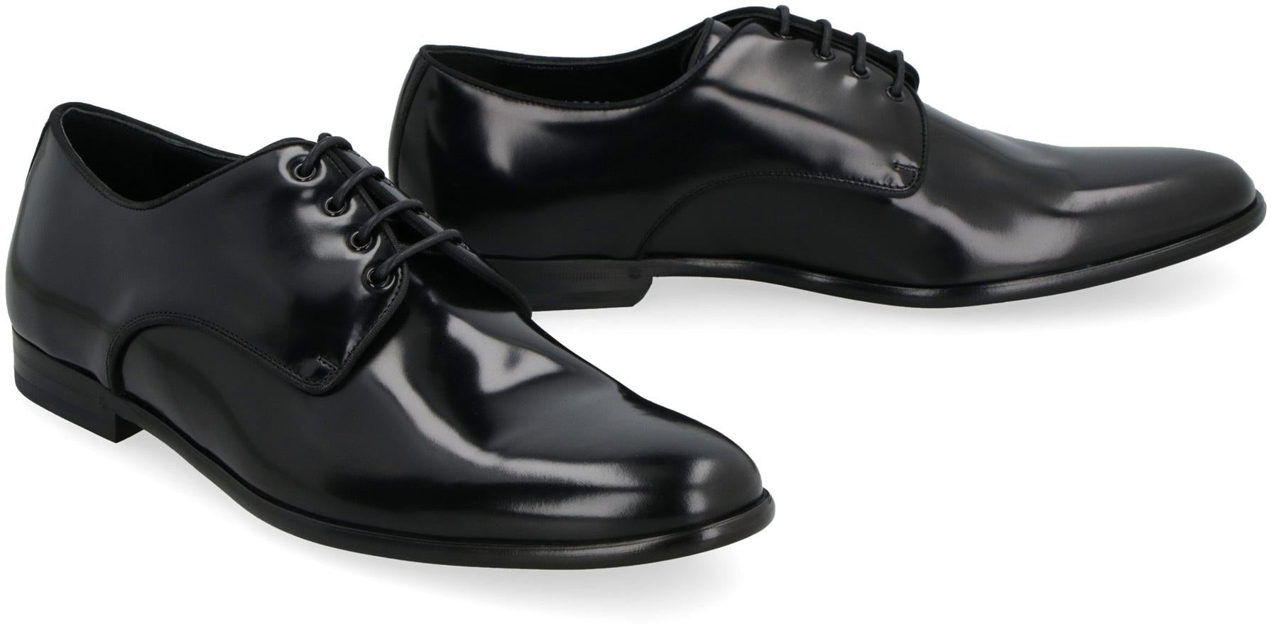 Dolce & Gabbana Leather Lace-Up Derby Shoes