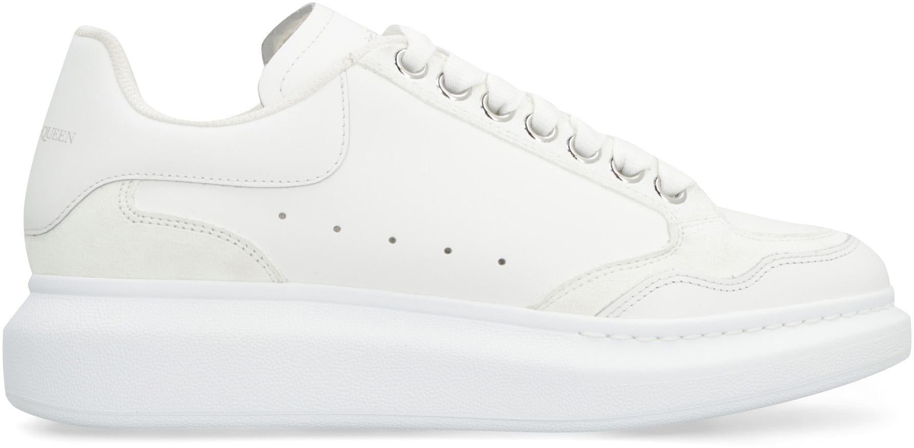 Alexander McQueen Larry Leather Low-Top Sneakers