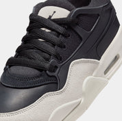 Air Jordan 4 RM Grade School Basketball Shoes (Black/Dark Grey/Light Bone)