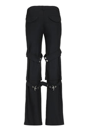 Off-White Wool Blend Cargo Trousers