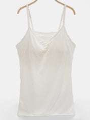 Scoop Neck Adjustable Strap Cami