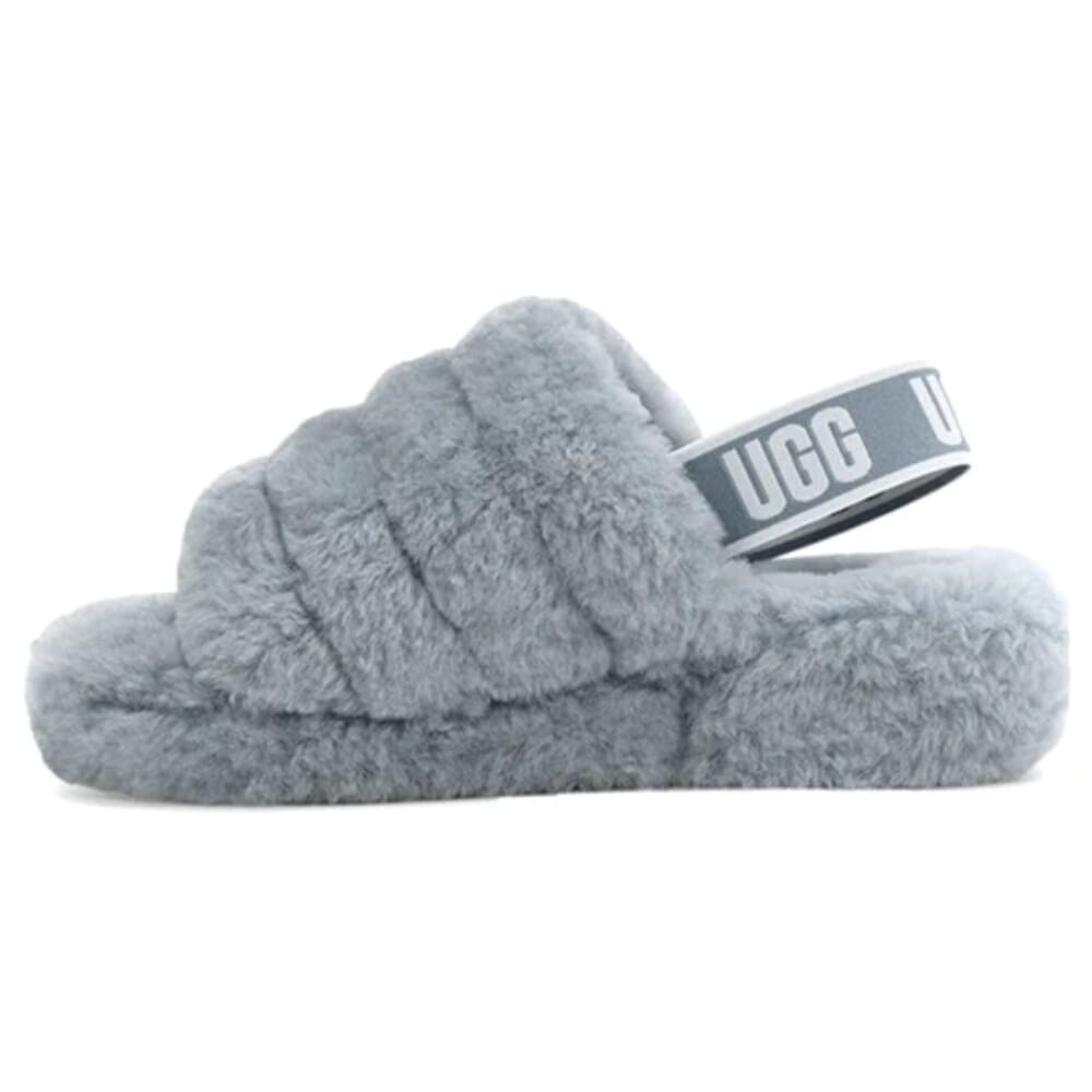 UGG Fluff Yeah Slide Ash Fog  1095119-AFG Women's