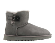 UGG Australia Mini Bailey Button ll Grey Women's Boots 1016422-GREY