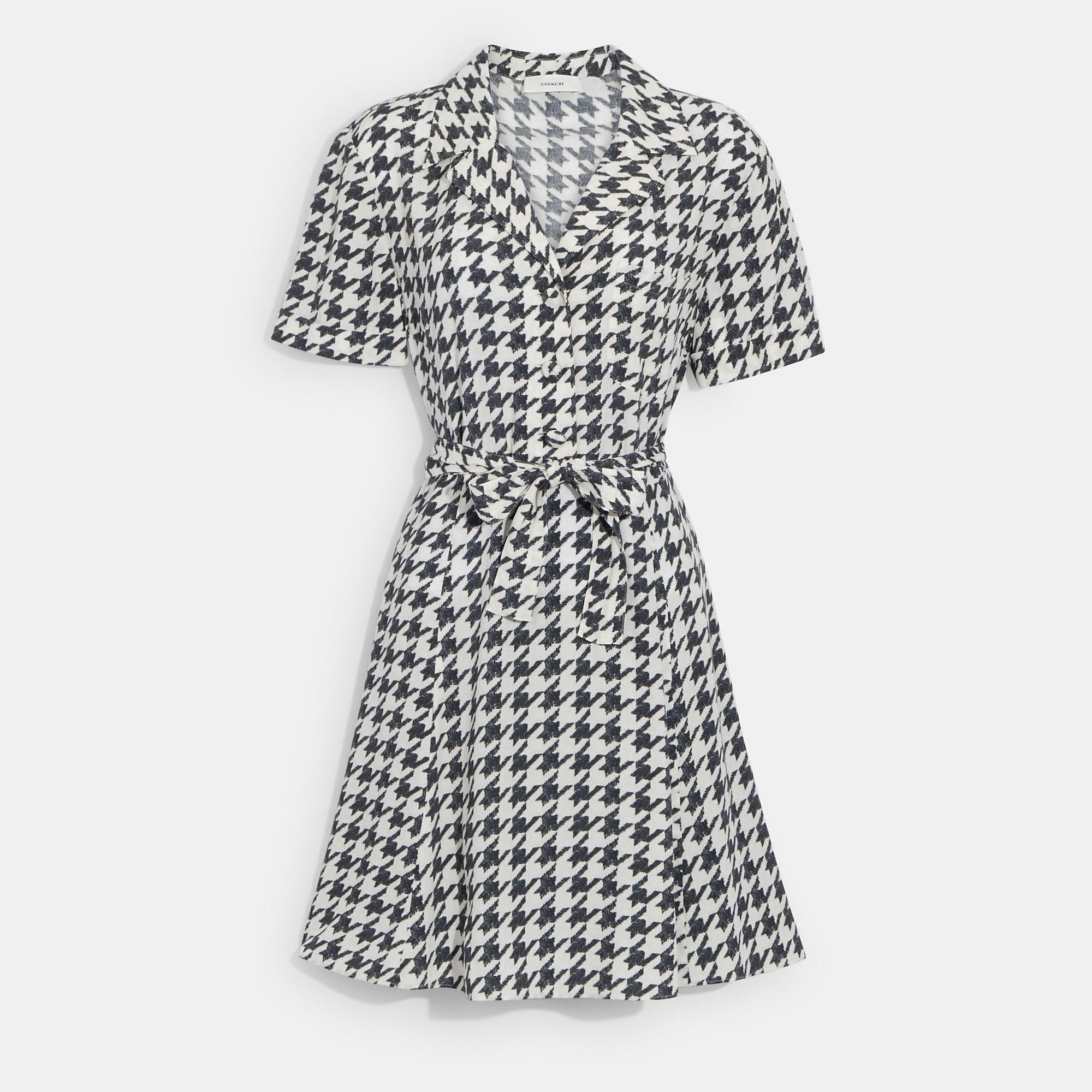 Coach Outlet Houndstooth Mini Dress