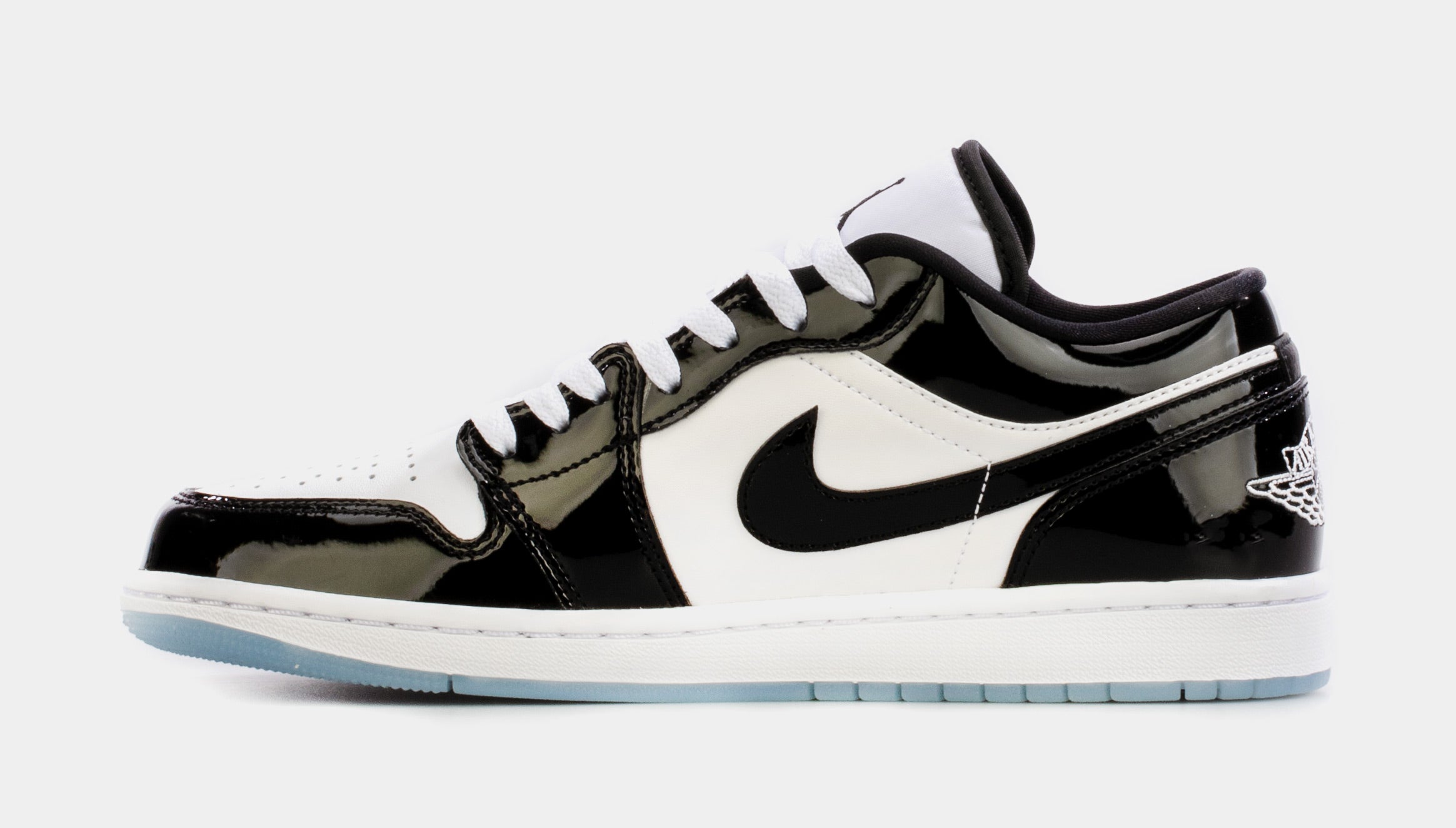 Air Jordan 1 Low Concord Mens Lifestyle Shoes (Black/White) Free Shipping