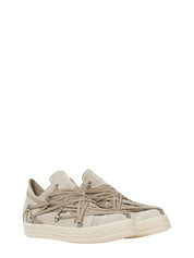 Rick Owens Megalace Sneakers In Suede