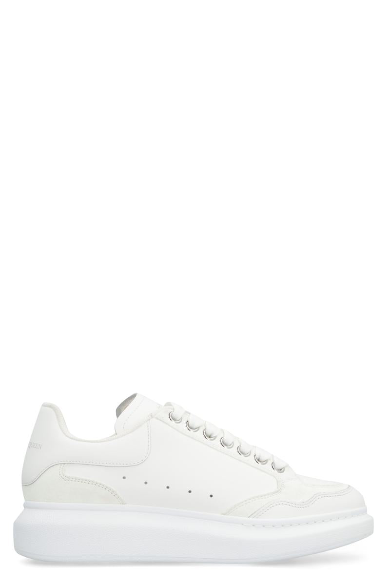 Alexander McQueen Larry Leather Low-Top Sneakers