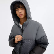 Coach Outlet Colorblock Down Jacket In Recycled Polyester