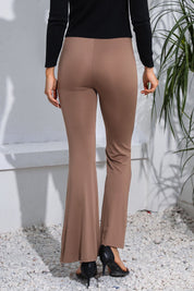 High Waist Long Flare Pants