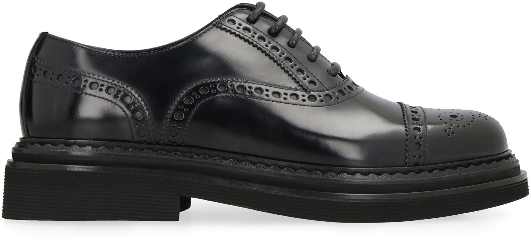 Dolce & Gabbana Leather Lace-Up Shoes