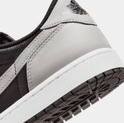 Air Jordan 1 Retro Low OG Shadow Mens Lifestyle Shoes (Black/Medium Grey/White) Free Shipping