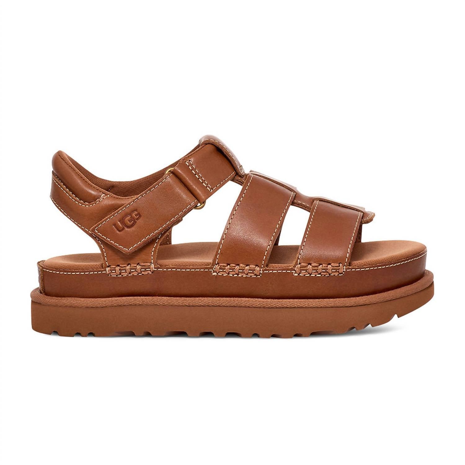 Women's Goldenstar Strap Sandal In Tan