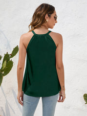 Lace Detail Grecian Neck Cami