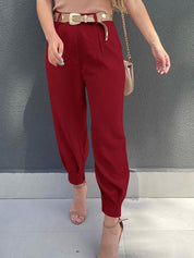 High Waist Cropped Pants