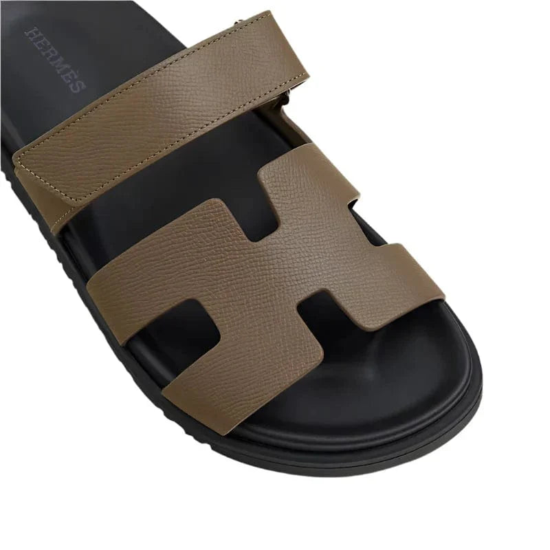 HERMÈS CHYPRE SANDAL Etoupe - Size 37.5