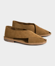 Jacques Solovière Biarritz Sandal Maracca in Tan Suede