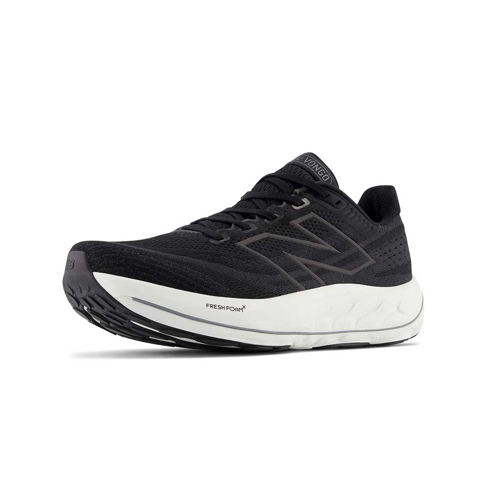 Men's Fresh Foam X Vongo v6 Running Shoe - Black/White - Regular (D)