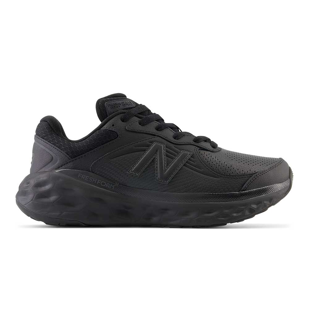 Men's Fresh Foam X 840F Slip Resistant Walking Shoe - Black with Blacktop - Regular (D)