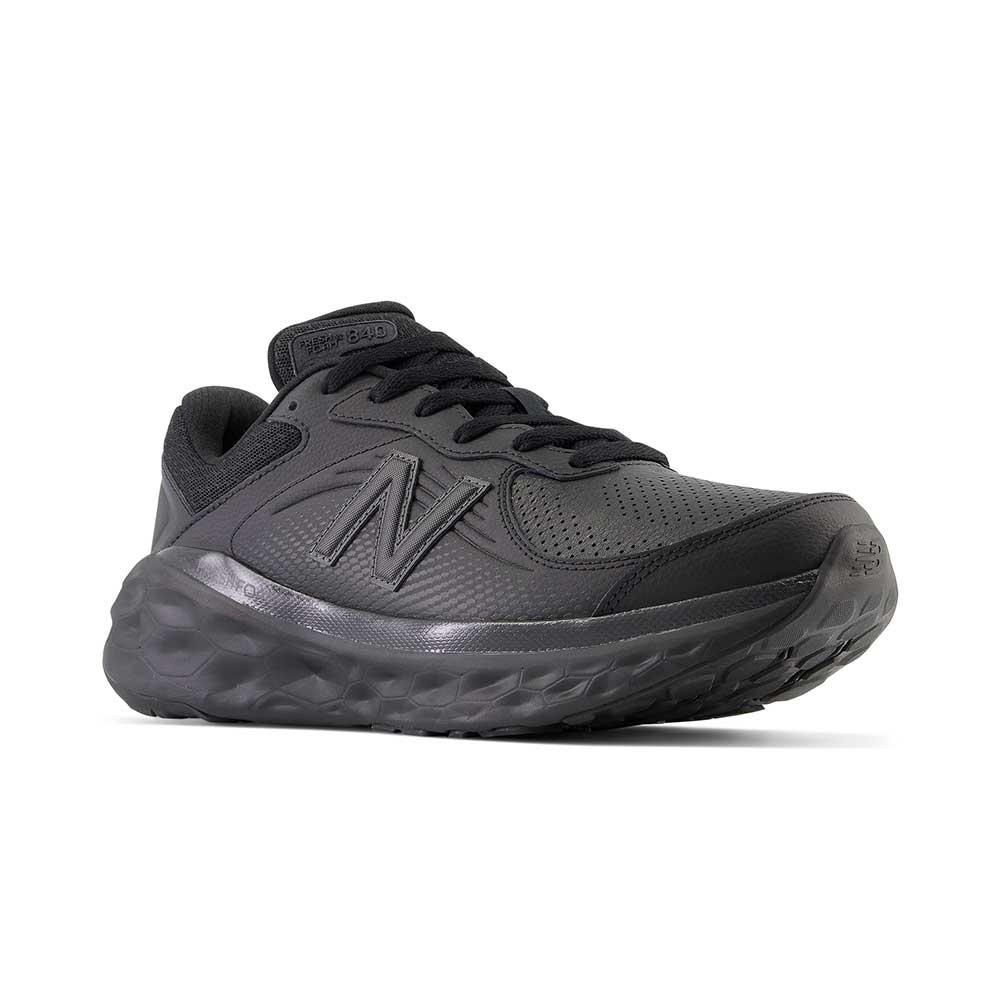 Men's Fresh Foam X 840F Slip Resistant Walking Shoe - Black with Blacktop - Regular (D)