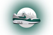 Air Max 1 "Evergreen Aura" - White/Neutral Grey