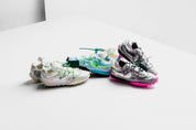 Nike x Off-White Women's Waffle Racer - Vivid Sky/Electric Green-Black