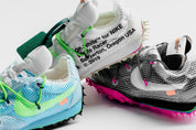 Nike x Off-White Women's Waffle Racer - Vivid Sky/Electric Green-Black