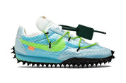 Nike x Off-White Women's Waffle Racer - Vivid Sky/Electric Green-Black