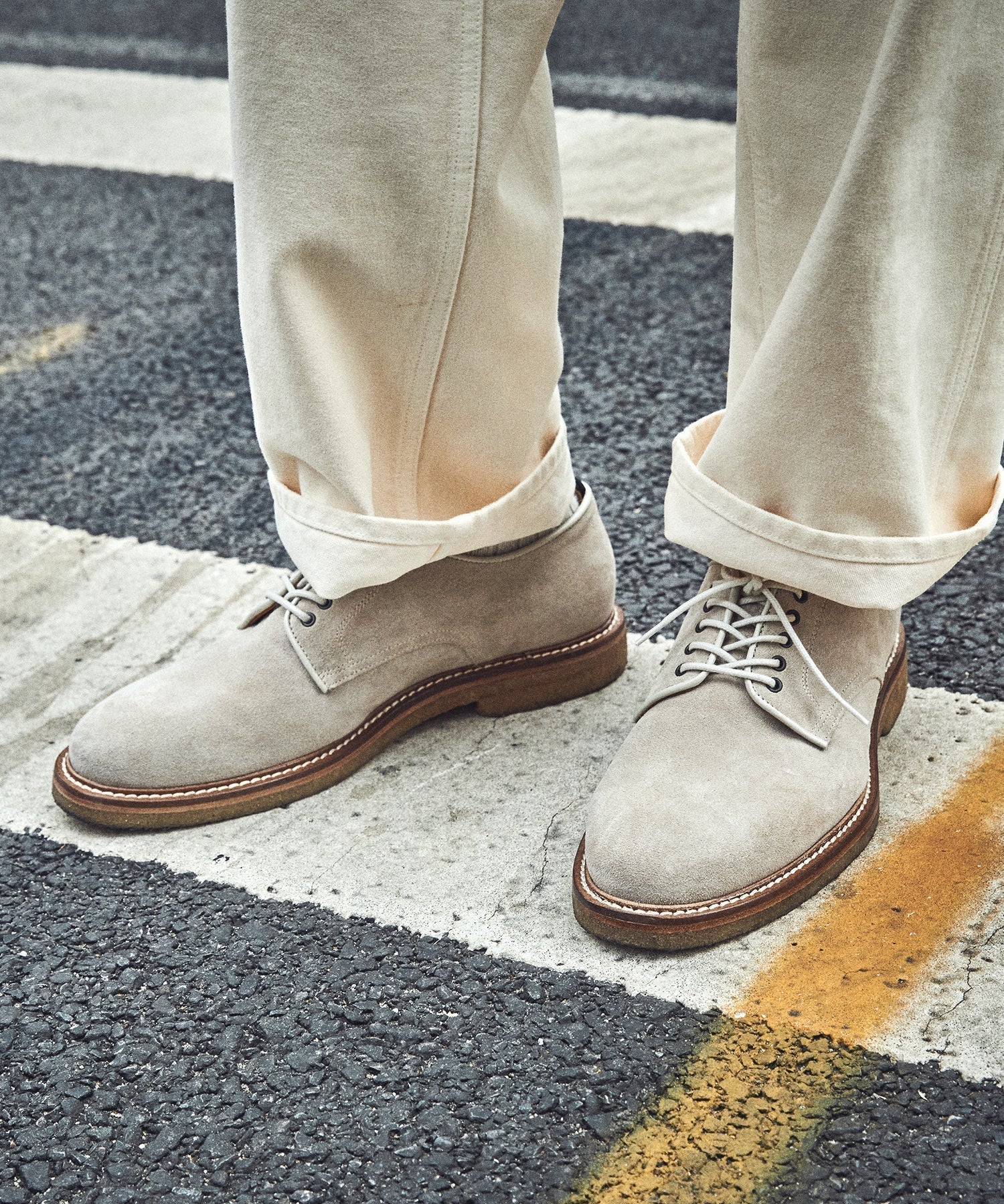 Nomad Derby Shoe in Milkshake