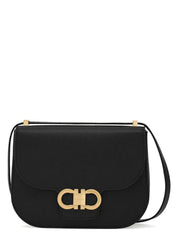 DOUBLE GANCINI CROSSBODY FLAP BAG