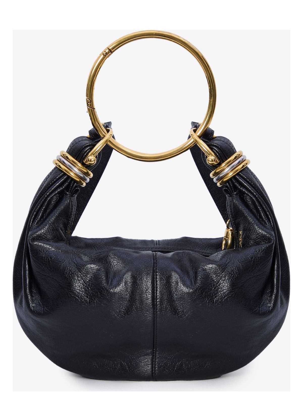 BRACELET SMALL LEATHER HOBO BAG