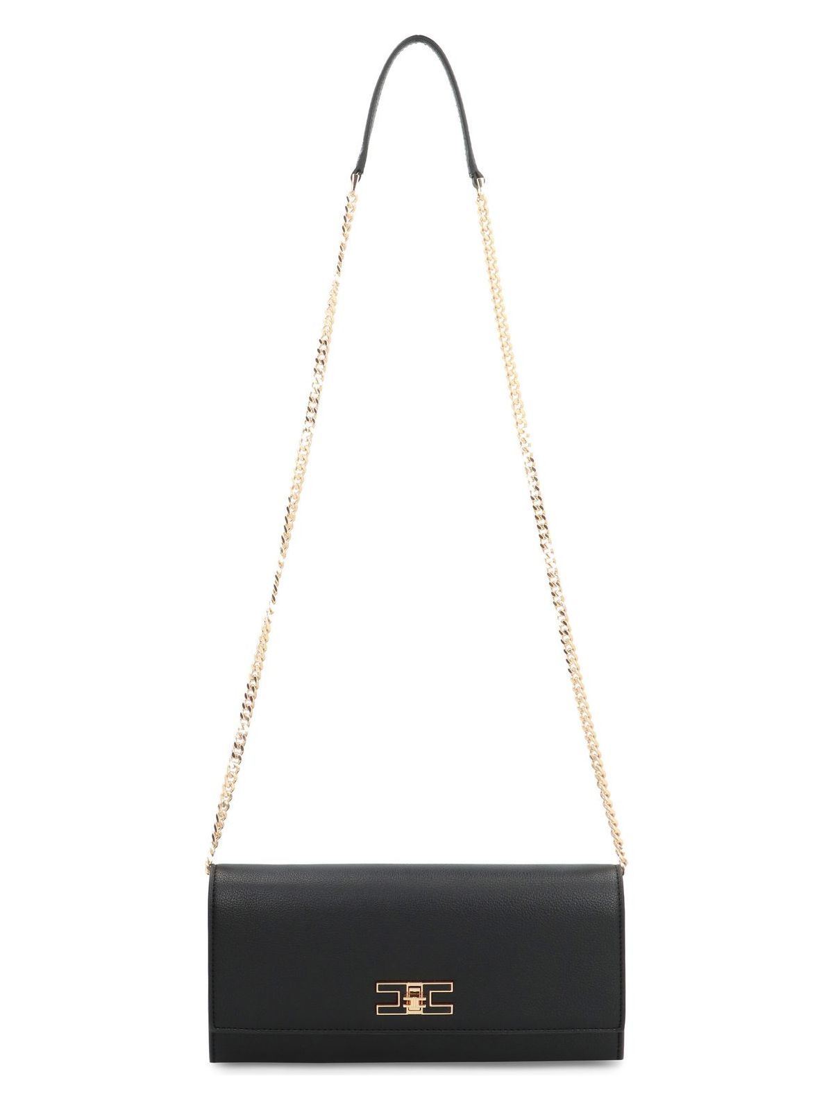 FAUX LEATHER SHOULDER BAG