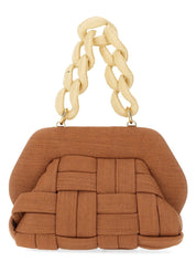 TIA WEAVED STRAW CLUTCH