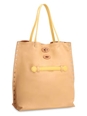 A'SPASSO MEDIUM LEATHER TOTE