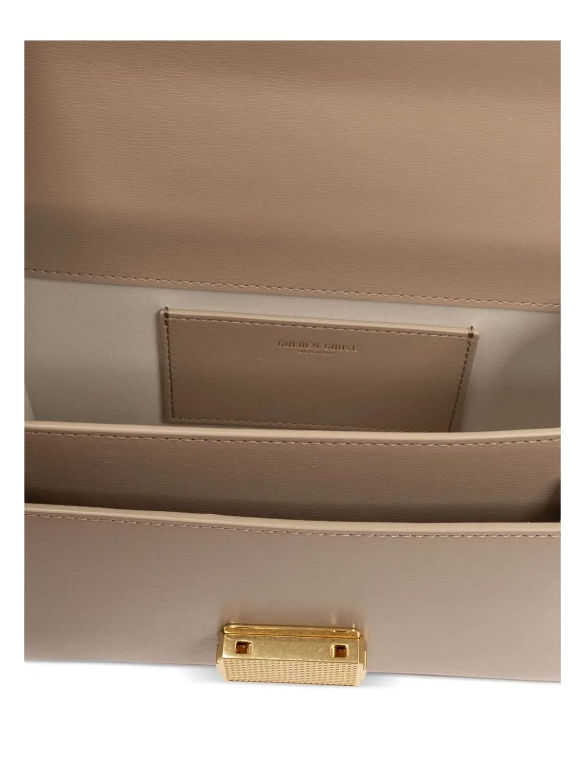 VENEZIA BAG PALMELLATO LEATHER BODY GOLD METAL DETAILS