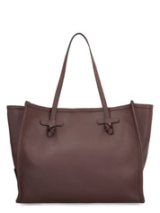 MARCELLA SMOOTH LEATHER TOTE BAG