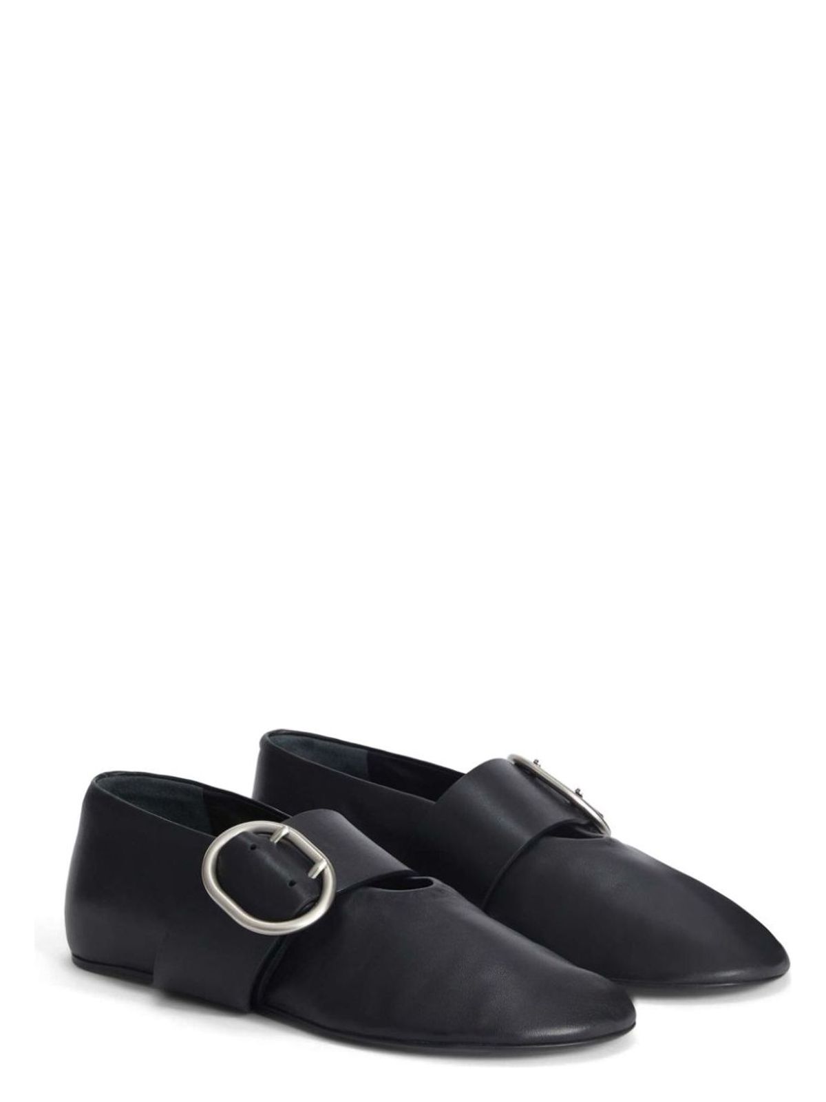 LEATHER BALLET FLATS