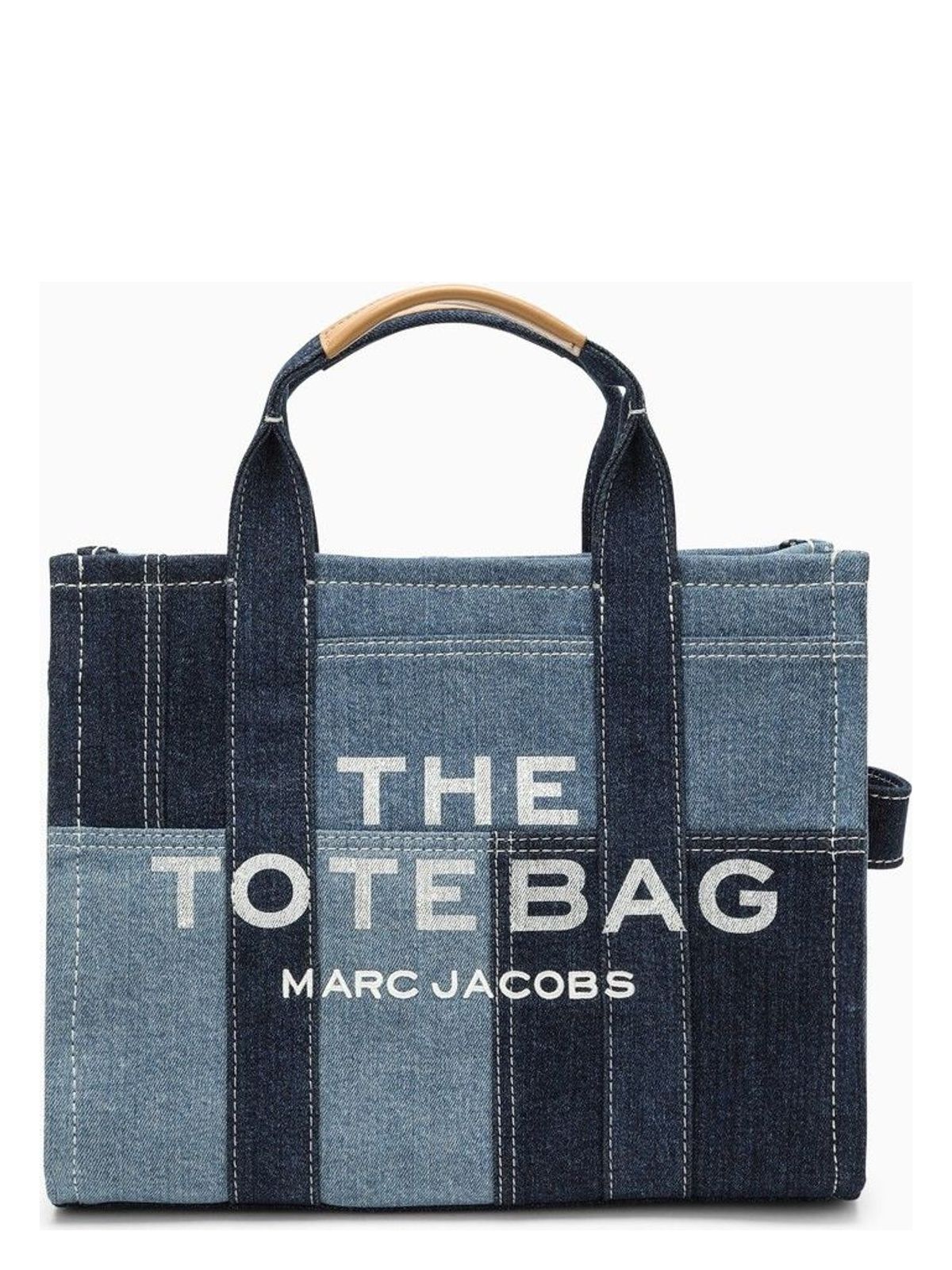 MEDIUM PATCHWORK DENIM TOTE BAG