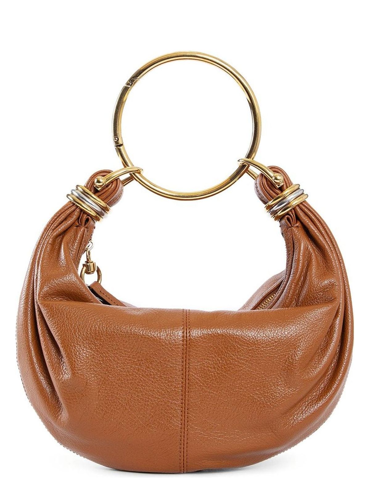 BRACELET SMALL LEATHER HOBO BAG