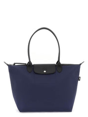 NAVY BLUE RECYCLED CANVAS L LE PLIAGE ENERGY BAG