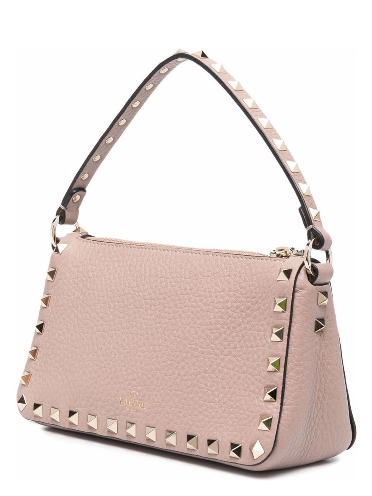 ROCKSTUD SMALL LEATHER SHOULDER BAG