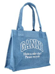 DENIM SHOPPING BAG